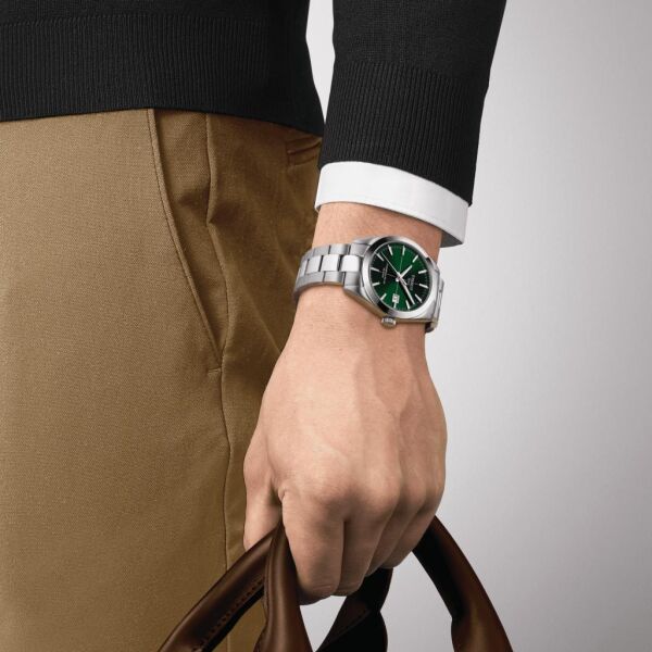 Tissot T1274071109101 Gentleman Powermatic 80 Silicium Kol Saati