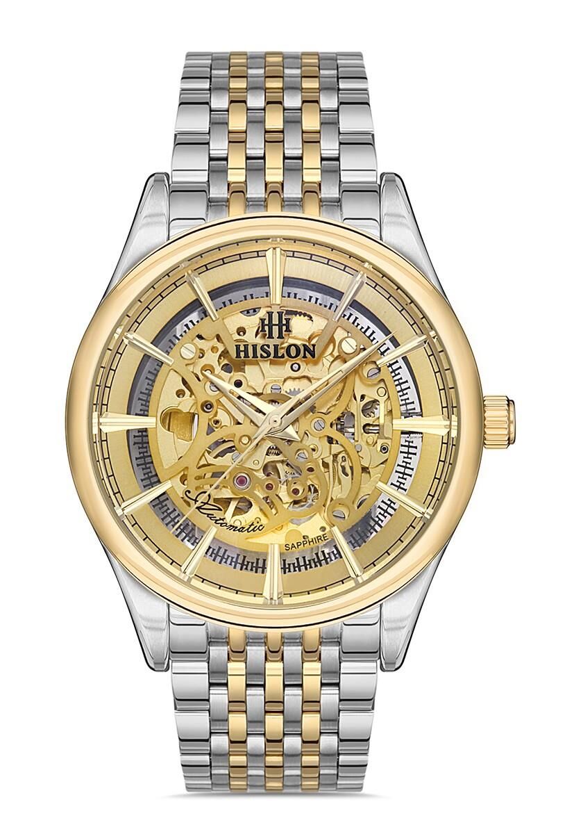 Hislon Men's Solid SD101T-16SG Kol Saati
