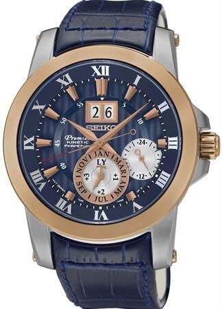 Seiko Premier Kinetic Perpetual Takvimli SNP126P Kol Saati
