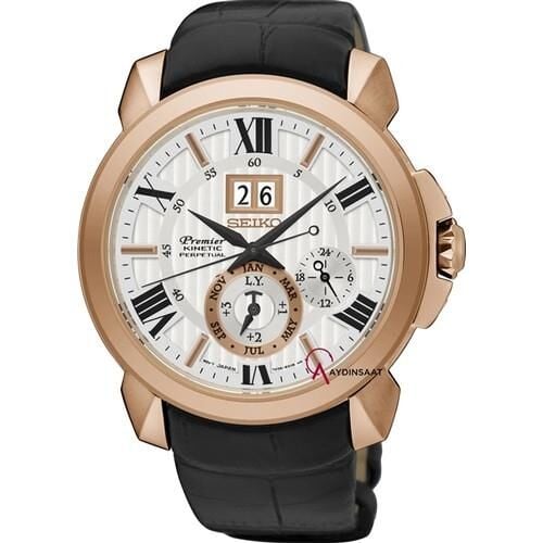 Seiko Premier Kinetic Perpetual Takvimli SNP150P Kol Saati