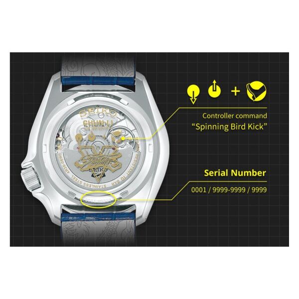 Seiko 5 Sports Street Fighter Limited Edition SRPF17K Kol Saati