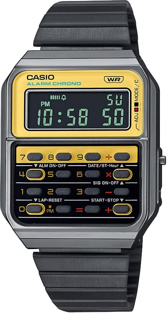 Casio Digital Hesap Makineli Kol Saati CA-500WEGG-9BDF