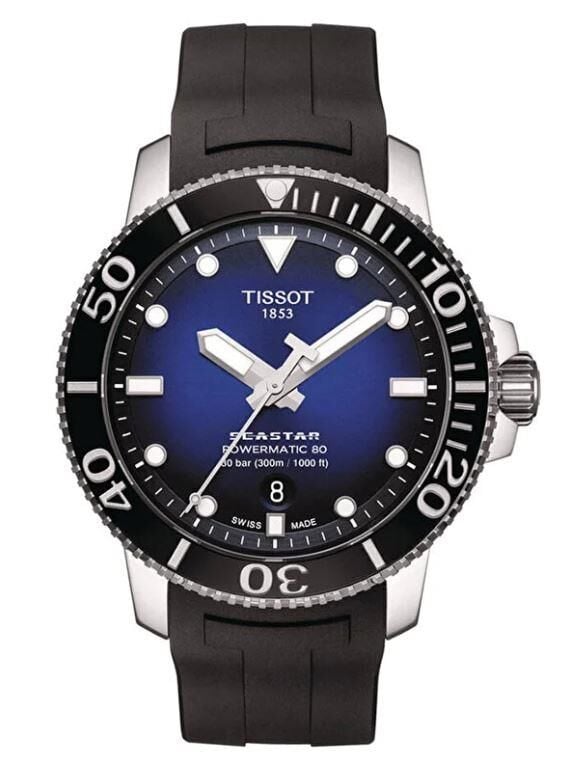 Tissot T1204071704100 Seastar 1000 Powermatic 80 Erkek Kol Saati