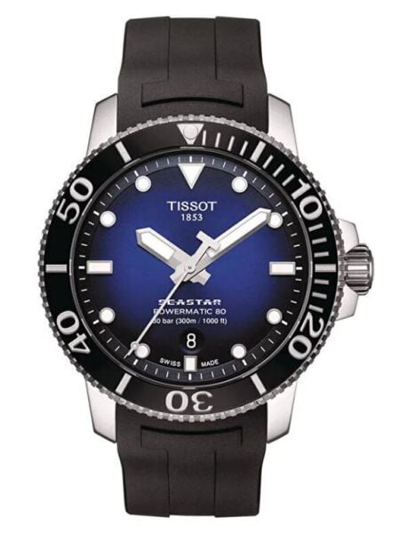 Tissot T1204071704100 Seastar 1000 Powermatic 80 Erkek Kol Saati