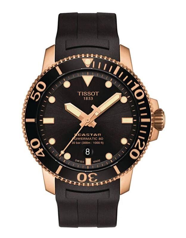 Tissot  T1204073705101 Seastar 1000 Poermatic 80 Erkek Kol Saati (SZ)