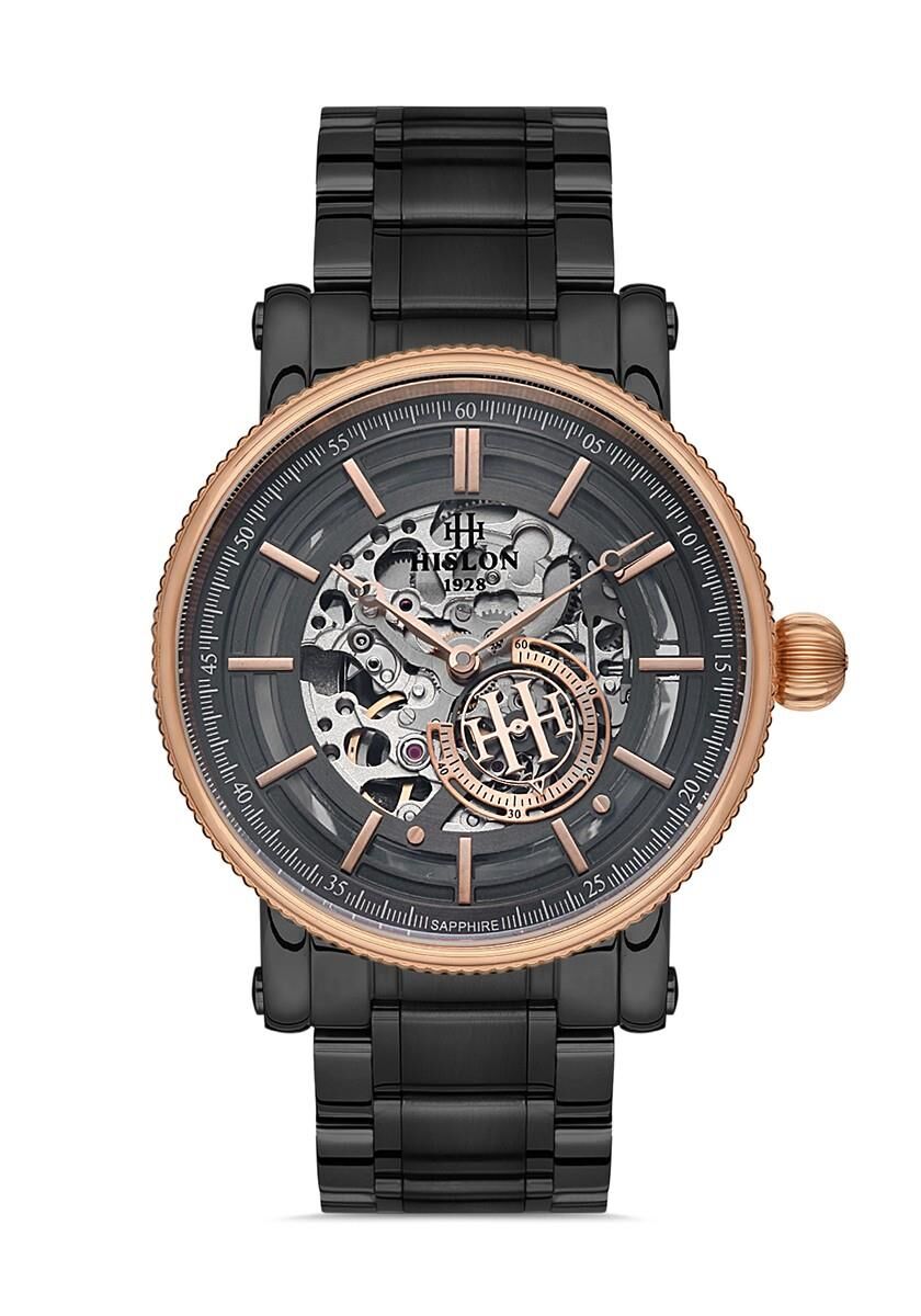 Hislon Men's Solid SD102T-16SB Kol Saati