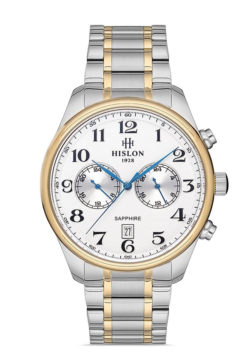 Hislon Men's Date DT113T-01SG Kol Saati