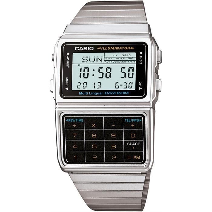 Casio Digital-Databank-Hesap Makineli Kol Saati DBC-611-1DF
