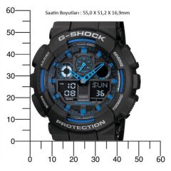 Casio G-Shock Kol Saati GA-100-1A2DR