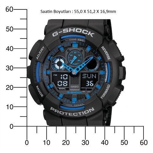 Casio G-Shock Kol Saati GA-100-1A2DR