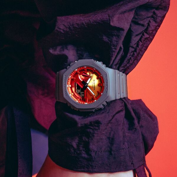 Casio G-Shock Kol Saati GA-2100FL-8ADR